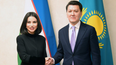 Мемлекеттік кеңесші Өзбекстан Республикасы Президентінің көмекшісімен кездесті