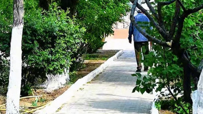 "Jana Jastar" белсенділері Қарттар үйінің ауласын ретке келтірді